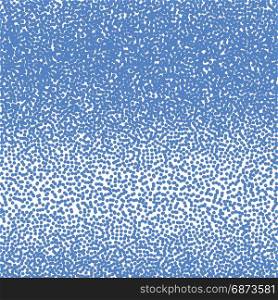 Vector halftone dots. Blue dots on white background.. Vector halftone dots pattern. Blue dots on white background.