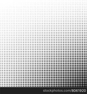 Vector halftone dots.. Vector halftone dots. White dots on black background.