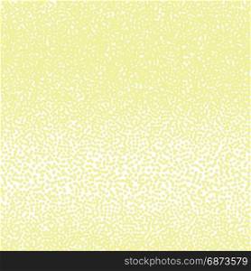 Vector halftone dots. Yellow dots on white background.. Vector halftone dots pattern. Yellow dots on white background.