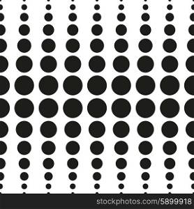 Vector halftone seamless pattern. Abstract dotted black and white background.. Vector halftone seamless pattern. Abstract dotted black and white background