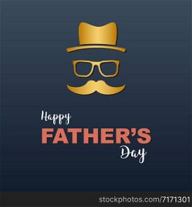 Vector Happy Father&rsquo;s Day Cards, Vintage Style