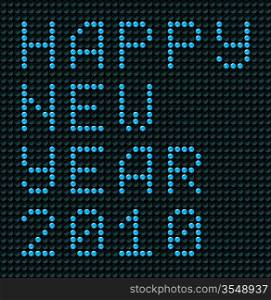 vector happy new year 2010