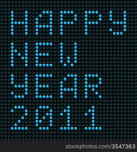 vector happy new year 2011