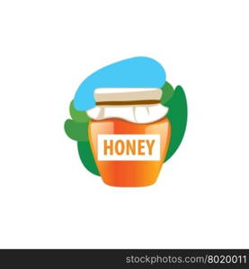 vector honey logo. Honey logo template. Vector illustration. Design element