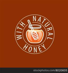 vector honey logo. Honey logo template. Vector illustration. Design element