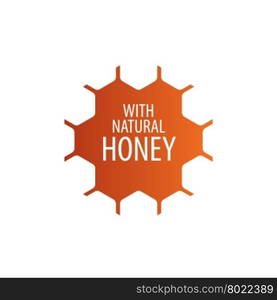 vector honey logo. Honey logo template. Vector illustration. Design element