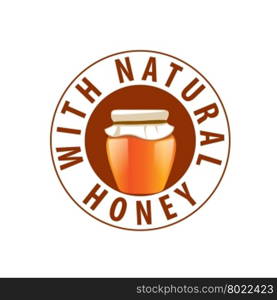 vector honey logo. Honey logo template. Vector illustration. Design element