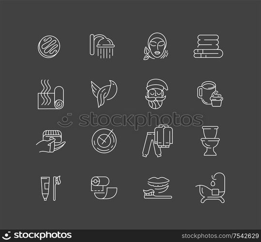 Vector icon and logo for sleeping. Editable outline stroke size. Line flat contour, thin and linear design. Simple icons. Concept illustration. Sign, symbol, element.. Vector icon and logo for sleeping. Editable outline stroke size.