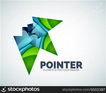 Vector icon, arrow mouse pointer or directional symbol. Vector icon, arrow mouse pointer or directional symbol. Geometric abstract design