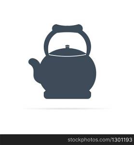 vector icon of kettle for boiling water