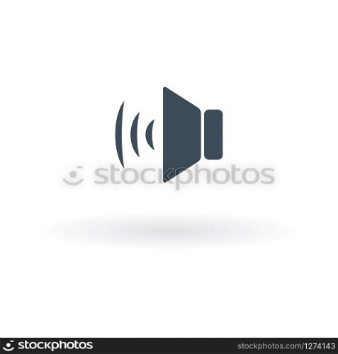 vector icon of on sound for computers and phones