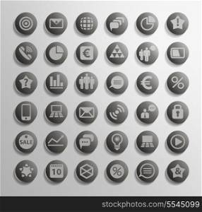 Vector icon. Set of elements