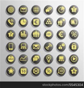 Vector icon. Set of elements can be used for invitation, congratulation or website layout vector