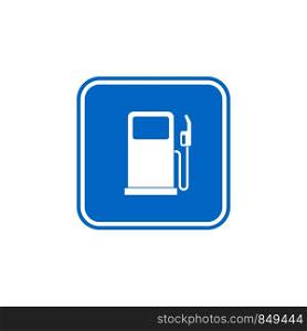 Vector Icon Template - Gas Station Illustration Design. Vector EPS 10.