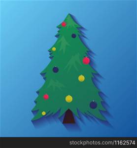Vector icons with Christmas tree with decorations for your creativity. Vector icons with Christmas tree with decorations for your creat