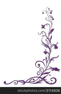 Vector Illuctration of floral pattern . Design elements of Decorative ornament.