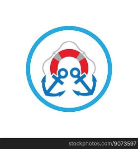 vector illustrasi of Lifebuoy Logo and Symbol design