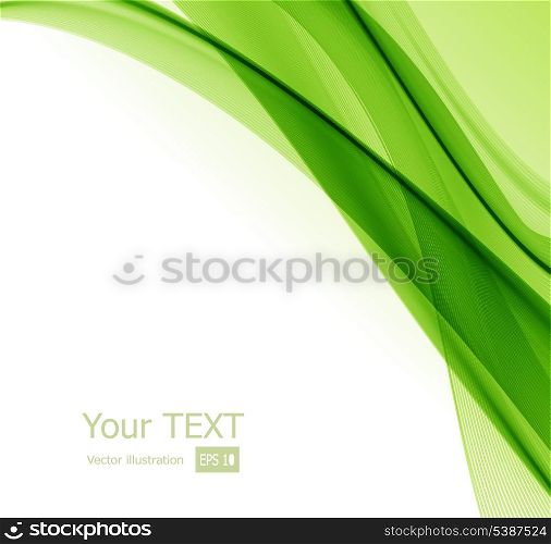 Vector illustration Abstract background with green lines