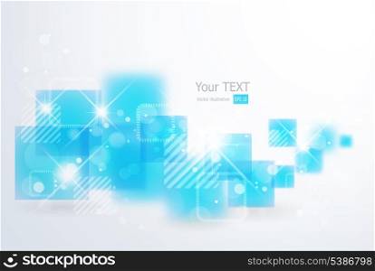 Vector illustration Abstract background with square shapes