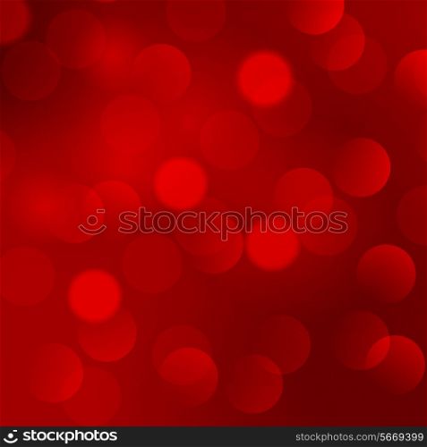 Vector illustration Abstract Christmas red light background