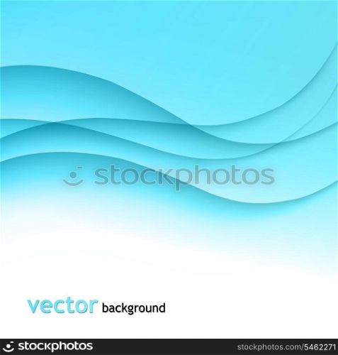 Vector illustration Abstract colorful background with blue wave