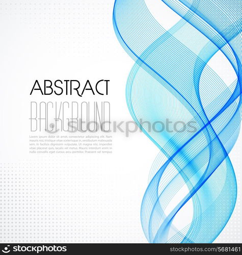 Vector illustration Abstract colorful transparent wave. EPS 10