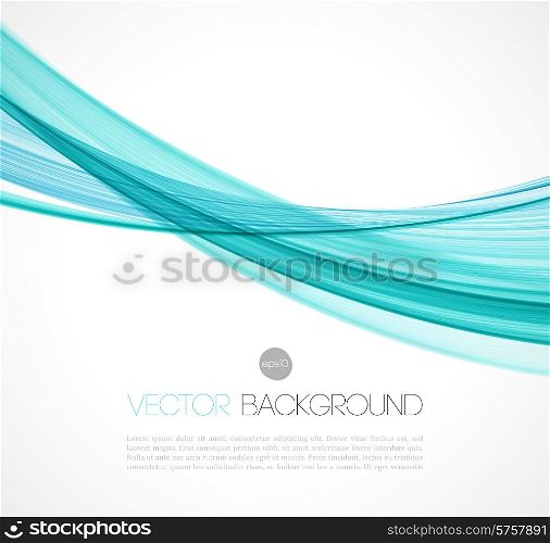 Vector illustration Abstract colorful transparent wave. EPS 10. Abstract transparent fractal wave template background brochure design