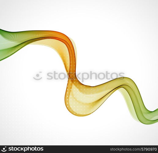 Vector illustration Abstract colorful transparent wave. EPS 10. Abstract transparent wave background