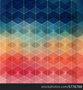 Vector illustration Abstract geometric background with hexagon. Vector illustration Abstract geometric background