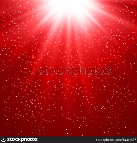 Vector illustration Abstract magic red light background