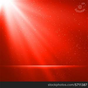 Vector illustration Abstract magic red light background