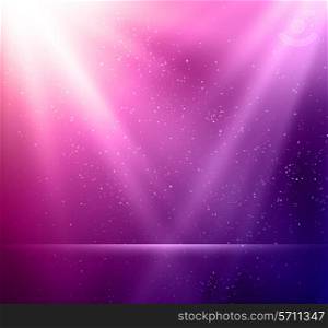 Vector illustration Abstract magic violet light background