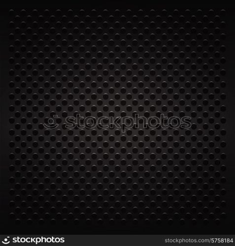 Vector illustration Abstract metal grid black background. Abstract metal grid background
