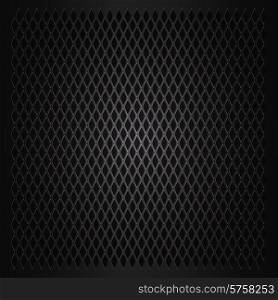 Vector illustration Abstract metal grid black background. Abstract metal grid background
