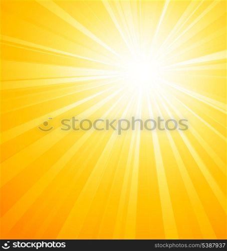 Vector illustration abstract sunny light background. EPS 10