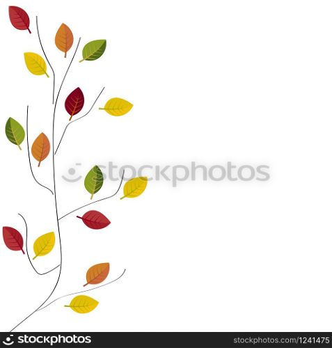 vector illustration autumn Abstract illustration of autumn. Abstract illustration of autumn
