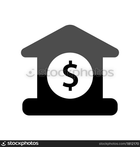 Vector illustration, bank icon design