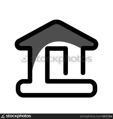 Vector illustration, bank icon design