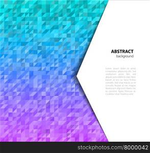 Vector illustration (eps 10) of triangle background