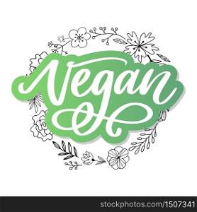 Vector illustration, food design. Handwritten lettering for restaurant, cafe menu. Vector elements for labels, logos, badges, stickers or icons. Calligraphic and typographic collection. Vegan. Vector illustration, food design. Handwritten lettering for restaurant, cafe menu. Vector elements for labels, logos, badges, stickers or icons. Calligraphic and typographic collection. Vegan menu