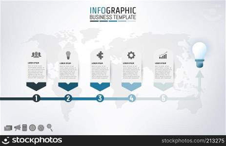 Vector illustration for business Infographic template layout design for presentation, business planing, marketing or any purpose. EPS10.