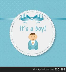 Vector Illustration for Newborn Boy EPS10. Vector Illustration for Newborn Boy
