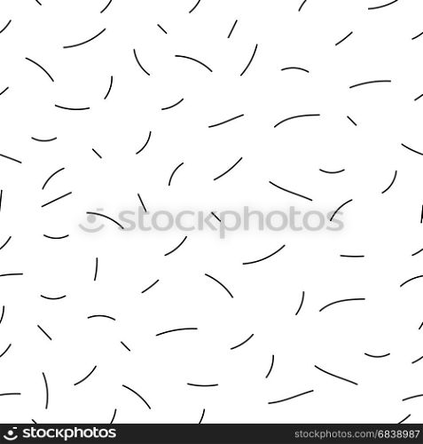 Vector Illustration Forming Modern Minimalist Texture for Web, Banner, Invitation, Flier, Poster, Gift or Post Card. Hand-Drawn Lines Seamless Background - Cartoon Vector Curves, Strokes, Outlines