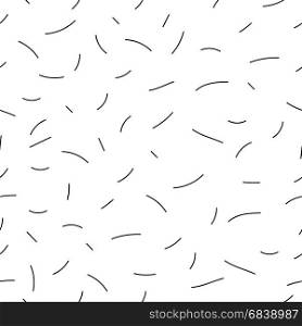 Vector Illustration Forming Modern Minimalist Texture for Web, Banner, Invitation, Flier, Poster, Gift or Post Card. Hand-Drawn Lines Seamless Background - Cartoon Vector Curves, Strokes, Outlines