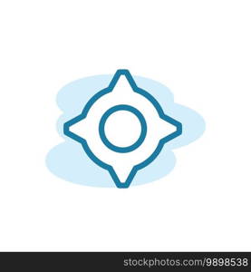 Vector, illustration, gear icon design template