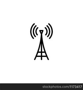 vector illustration icon tower antenna