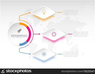 Vector illustration, infographics design, template, marketing, information, with 5 options or stepsVector illustration, infographics design, template, marketing, information, with 3 options or steps