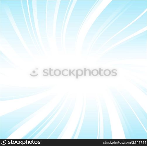 Vector illustration of a blue glowing spiral swirld background.