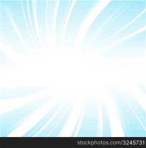 Vector illustration of a blue glowing spiral swirld background.