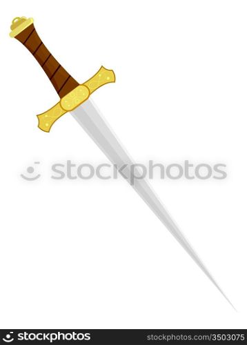 Vector illustration of a dagger